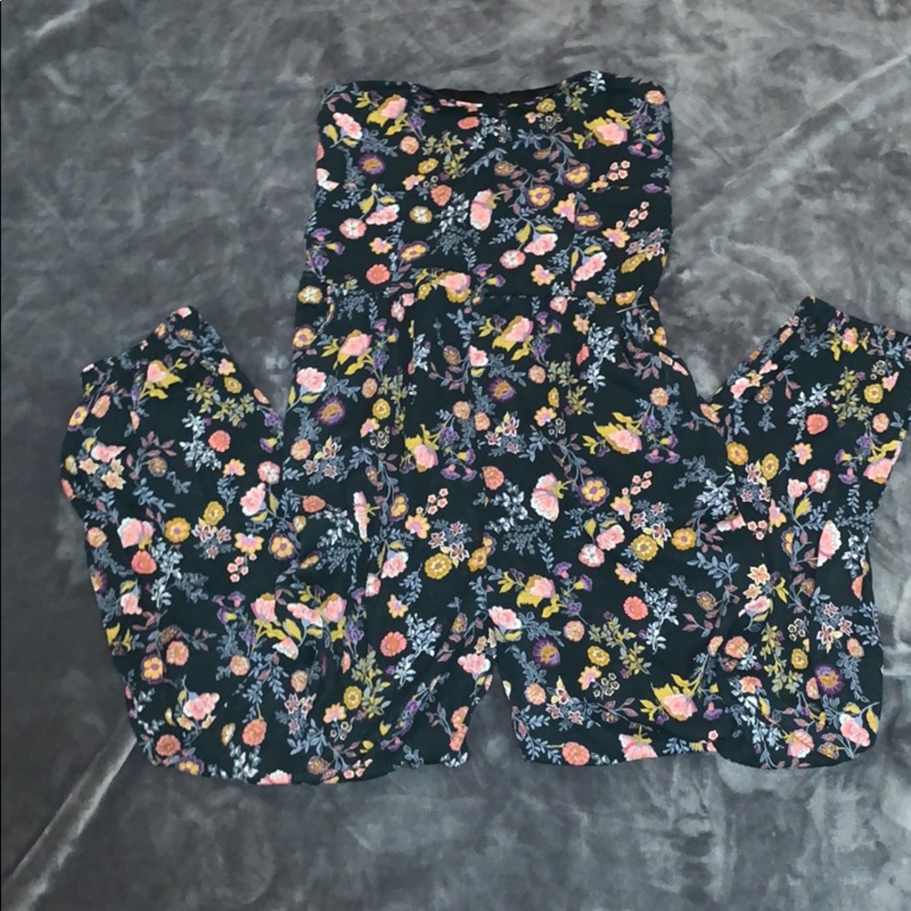 strapless jumpsuit